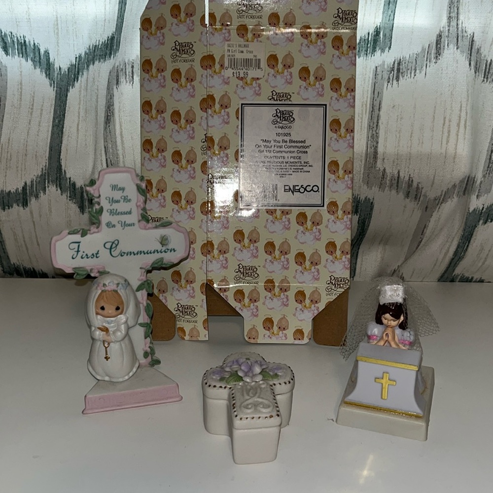 Precious moment first communion cross